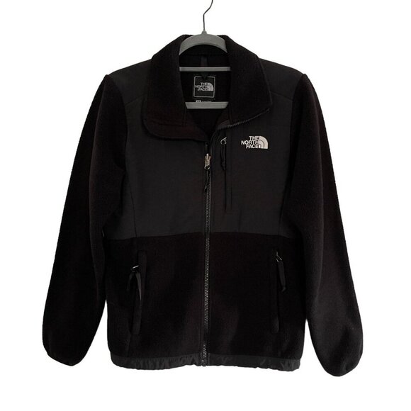 The North Face Size S Denali Fleece Jacket Black Full Zip Pockets Warm Sweater - Picture 2 of 10